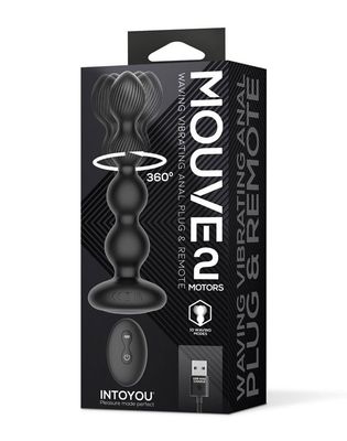 IY - Mouve Buttplug Golven,Vibratie 2 Motoren