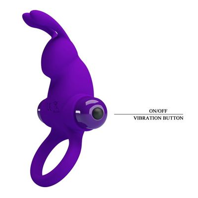 Pretty Love Vibrating Rabbit Cock Ring