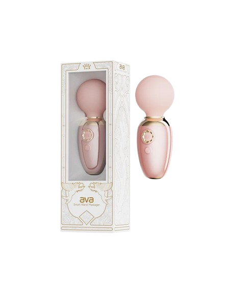 ZALO - Ava - Verwarming Mini Wandvibrator (met appbediening) - Lichtroze