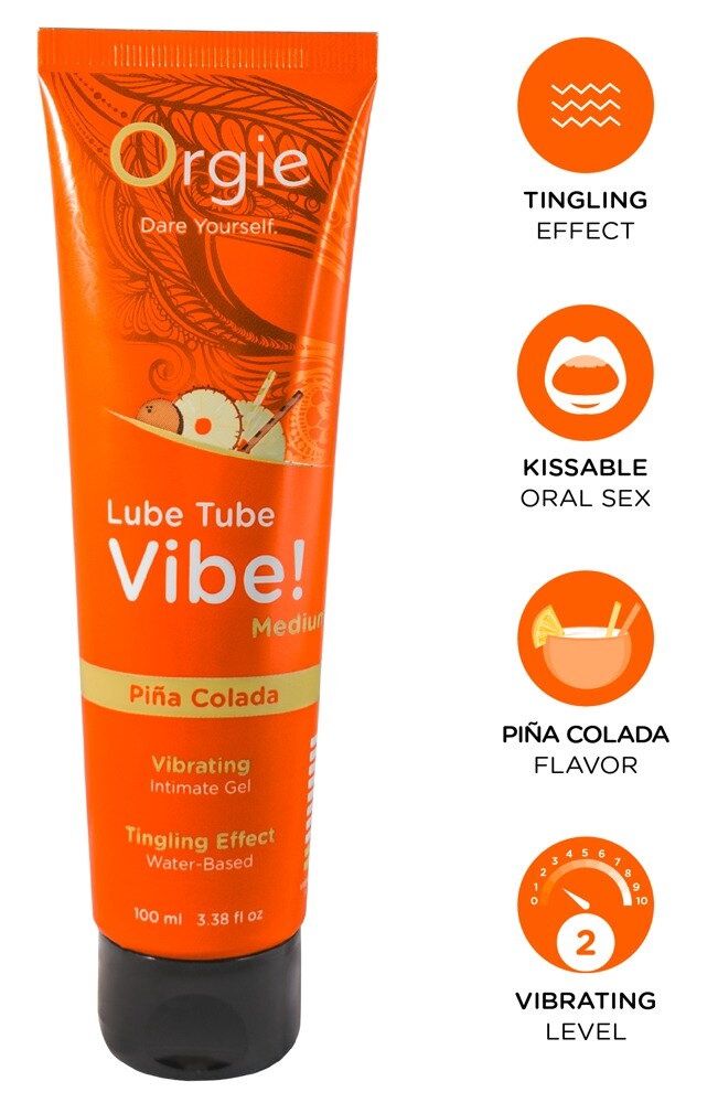 Orgie Lube Tube Vibe! Piña Colada