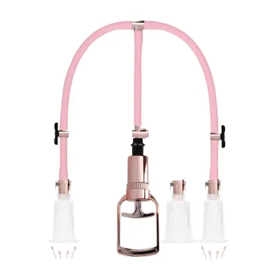 Clitoral &amp; Nipple Pump Set Medium - Large