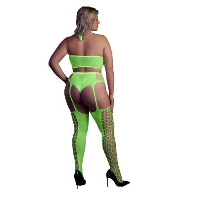 Ouch! 2-Delige Set Met Croptop Neon