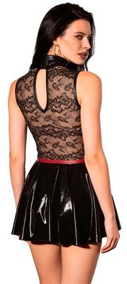 Cottelli Party Dress Wetlook&Lace