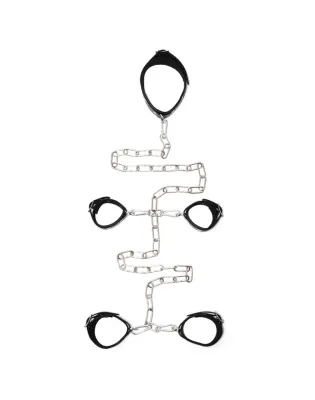 Rimba Hals arm voetboeien combinatie met ketting