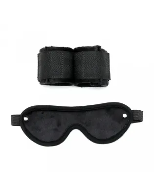 Rimba - Soft Bondage klitteband boeien met masker