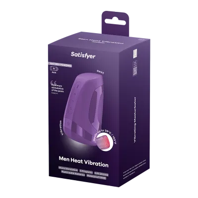 Satisfyer - Battery Series - Men Heat - Masturbator - Paars