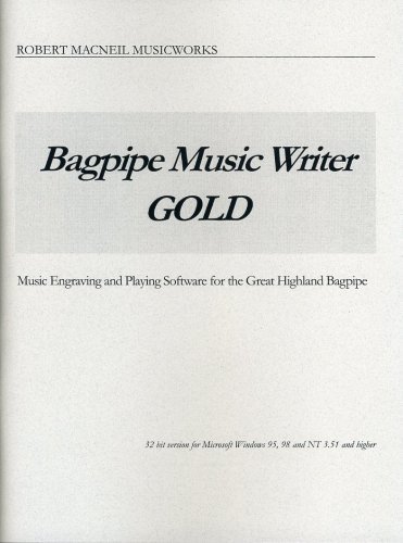 Bagpipe Music Writer Gold - Dealer