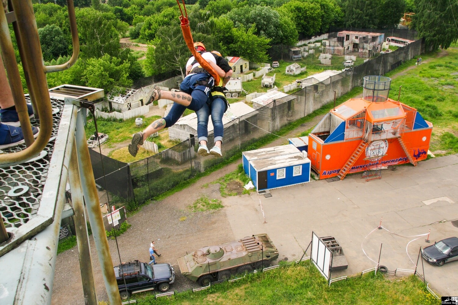 Банджи джампинг в Москве