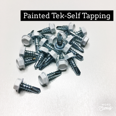 Tek-Self Tapping Screws-Painted
