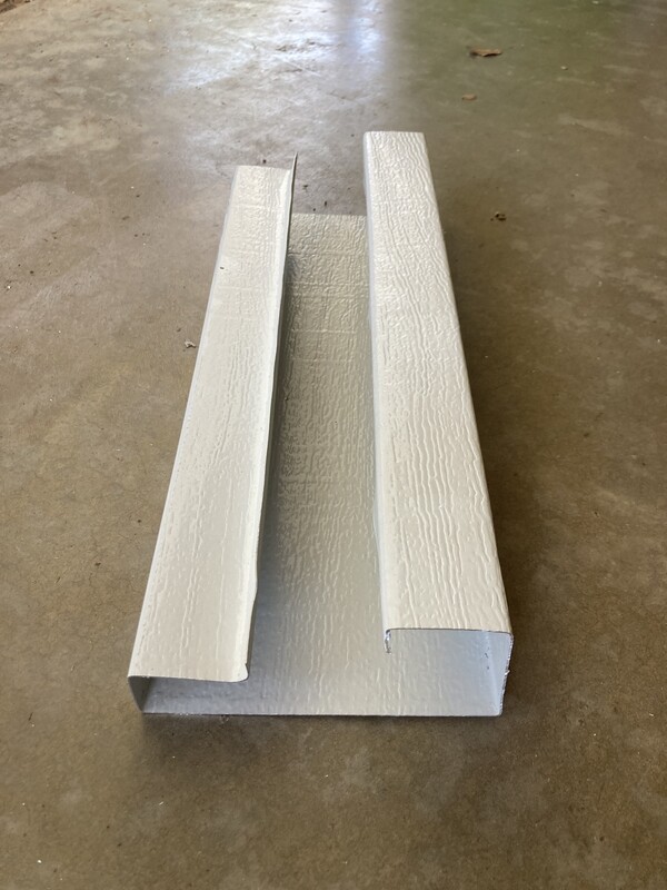 Rollformed Gutter-18"- White