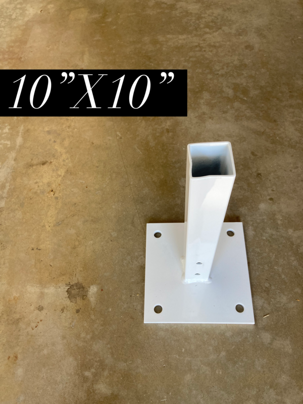 Steel Base Plates 10"x10"