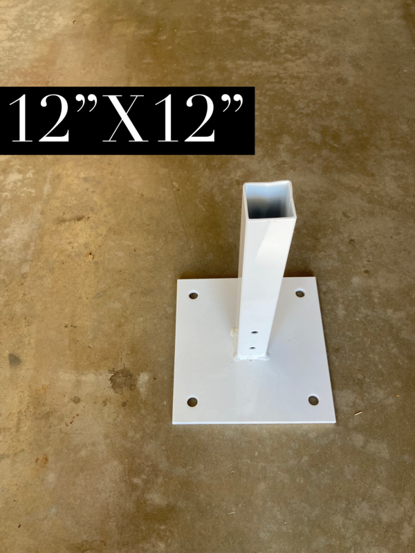 Steel Base Plates 12"x12"