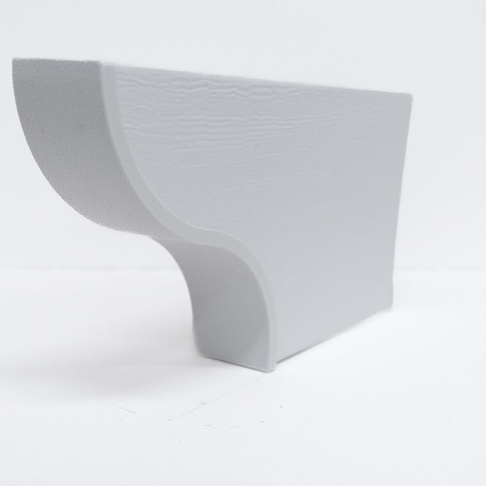 2"x6.5" Scallop-1' tail