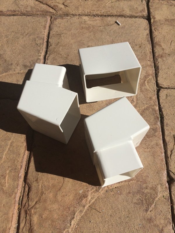 Plastic Elbows-3pack-2"x3"