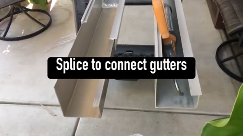 Solid Header/Gutter Splice- Extruded