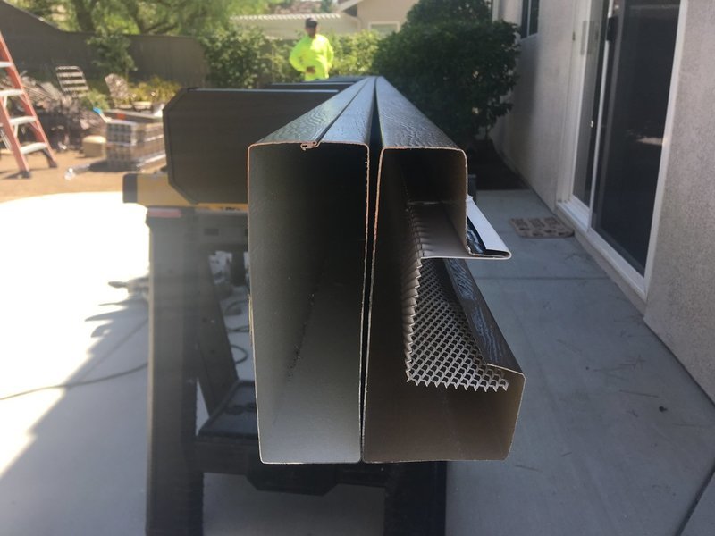 Rollform Gutter Guard - 3' sections