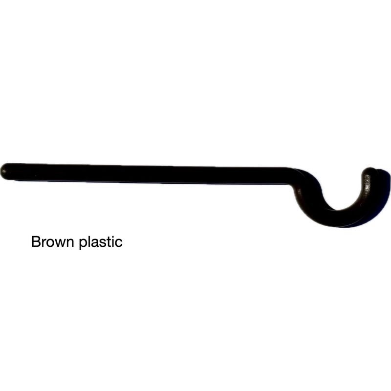 Alumawoodhooks - Brown Plastic