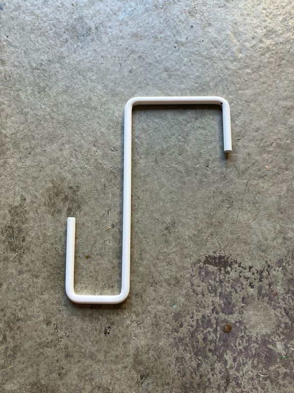 3x8 Alumawoodhangers-White/Metal-4wood