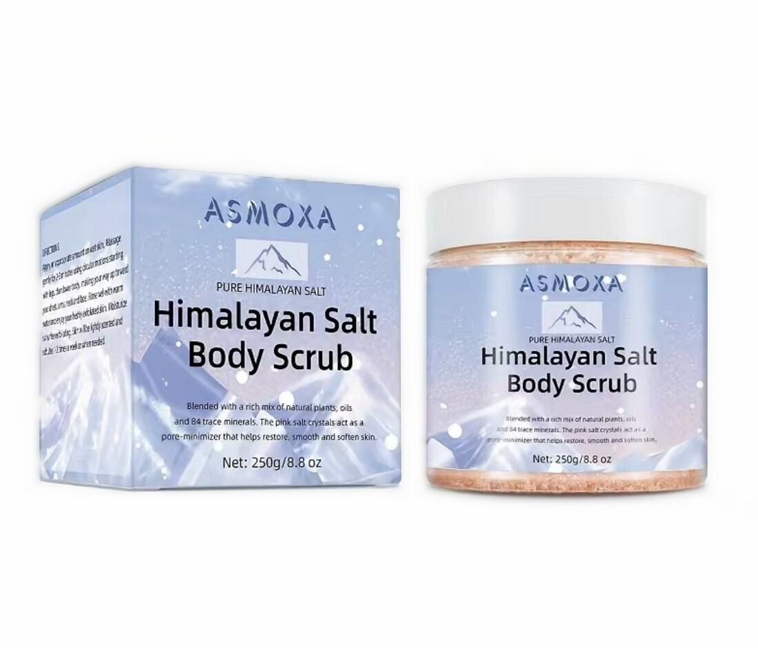 Body Scrub Sea salt - Himalaya zout lichaam scrub- Body scrub pasta - zachte huid - gezonde huid - body scrub