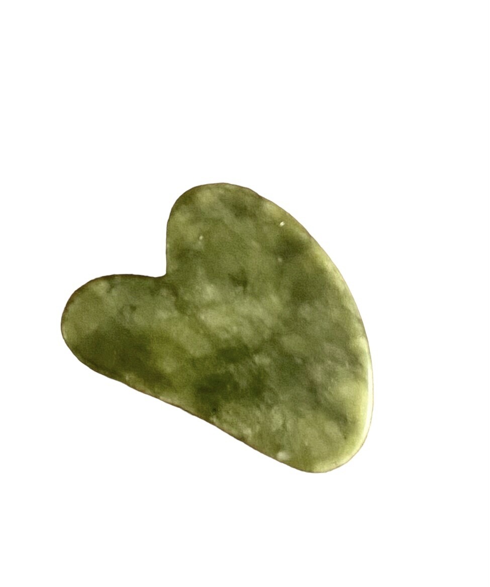 Gua Sha Massage Steen- Populair - Gua sha - massage steen - 100% natuurlijke Jade - cadeau verpakking - cadeau tip - cadeau voor haar