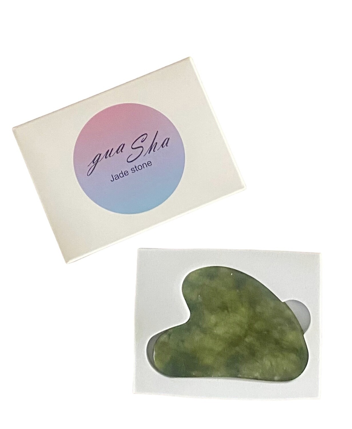 Gua Sha Massage Steen- Populair - Gua sha - massage steen - 100% natuurlijke Jade - cadeau verpakking - cadeau tip - cadeau voor haar