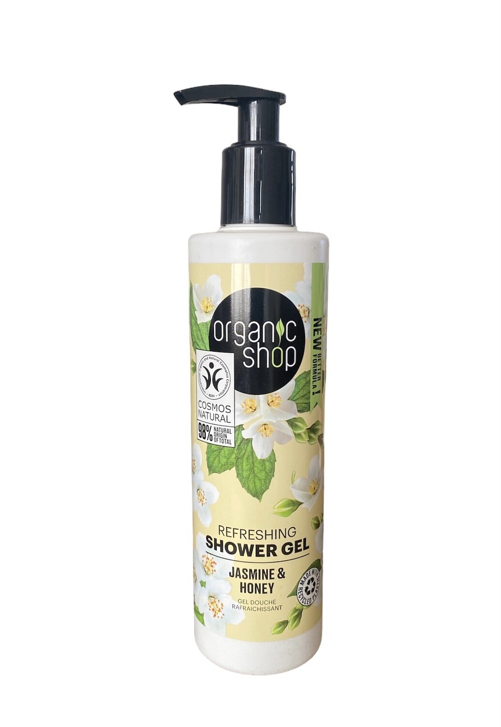 Douchegel 3 stuks - Organic shop Natuurlijke douchegel- Hydraterende Body Wash - Organische bio Douchegel - verzorgende douchegel - 280 ml