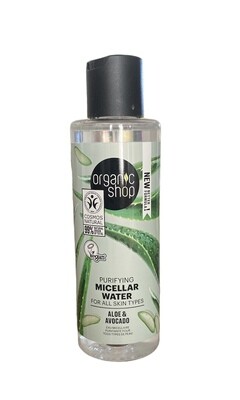 Micellar Water - Natuurlijk organisch gezicht micellar water met Aloe en Avocado 150 ml