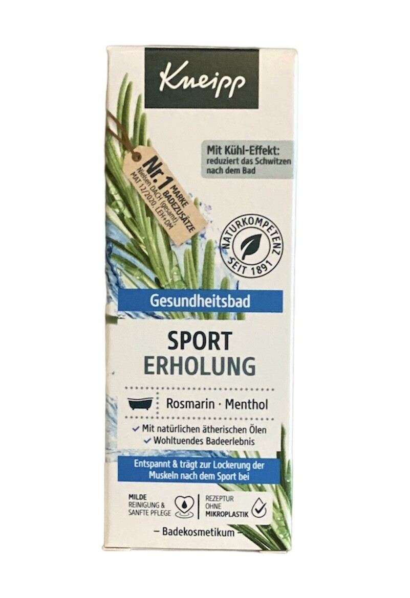 Kneipp Badolie Voor Sporters - Spieren Boosten Met Rozemarijn En menthol