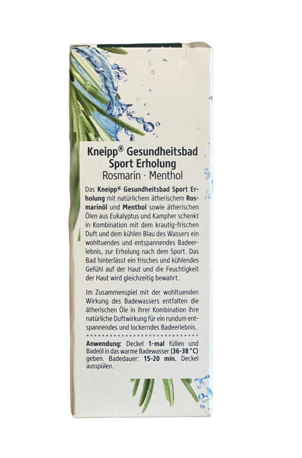 Kneipp Badolie Voor Sporters - Spieren Boosten Met Rozemarijn En menthol