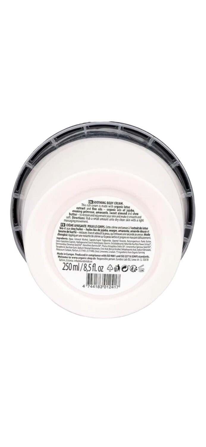 Herstellende Body Cream - Organic Shop Indian Lotus and 5 Oils Body Cream - huid herstellen en verjongen.