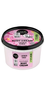 Herstellende Body Cream - Organic Shop Indian Lotus and 5 Oils Body Cream - huid herstellen en verjongen.