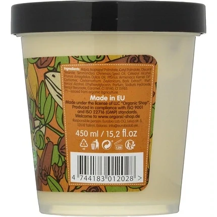 Organic Shop - Body Mousse unisex - Zachte Huid- Gezonde Huid - Natuurlijke Body Cream- Huid Verzorging - Natuurlijk Product - Bio Product - 450 ML