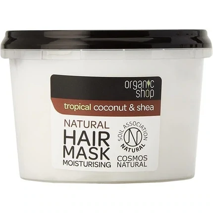Organic Shop Herstellend Haarmasker - Haarmasker met Coconut &amp; Shea - Organic shop Moisturizing Hair Mask