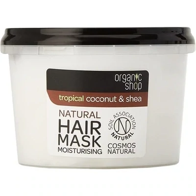 Organic Shop Herstellend Haarmasker - Haarmasker met Coconut &amp; Shea - Organic shop Moisturizing Hair Mask