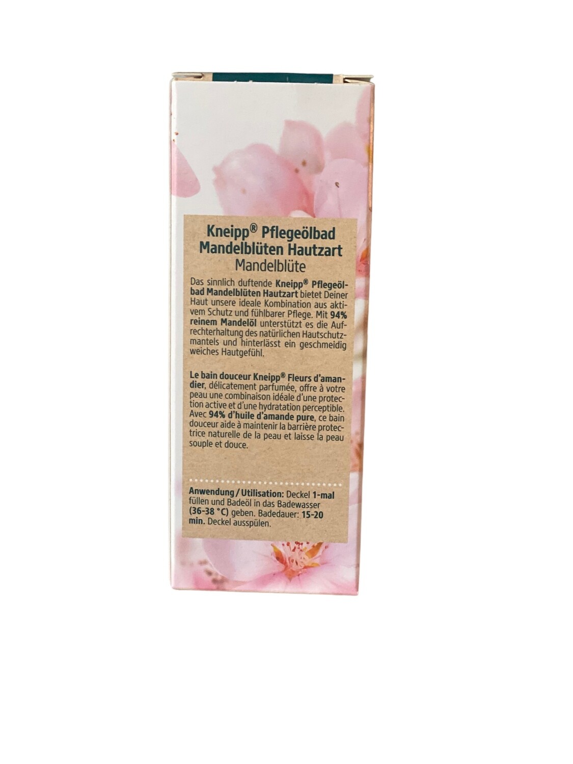 Kneipp Badolie Gevoelige Huid- Kneipp verzorging oliebad - amandelbloesem  - verzorging voor gevoelige huid - 100 ml Kneipp Badolie - Gevoelige Huid