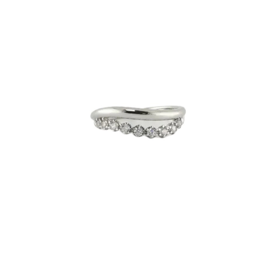 Ring Met Steentjes - Sterling Zilver Ring - Zilveren Ring Voor Dames - Ring Plains Goud - Open Ring - Verstelbare Ring