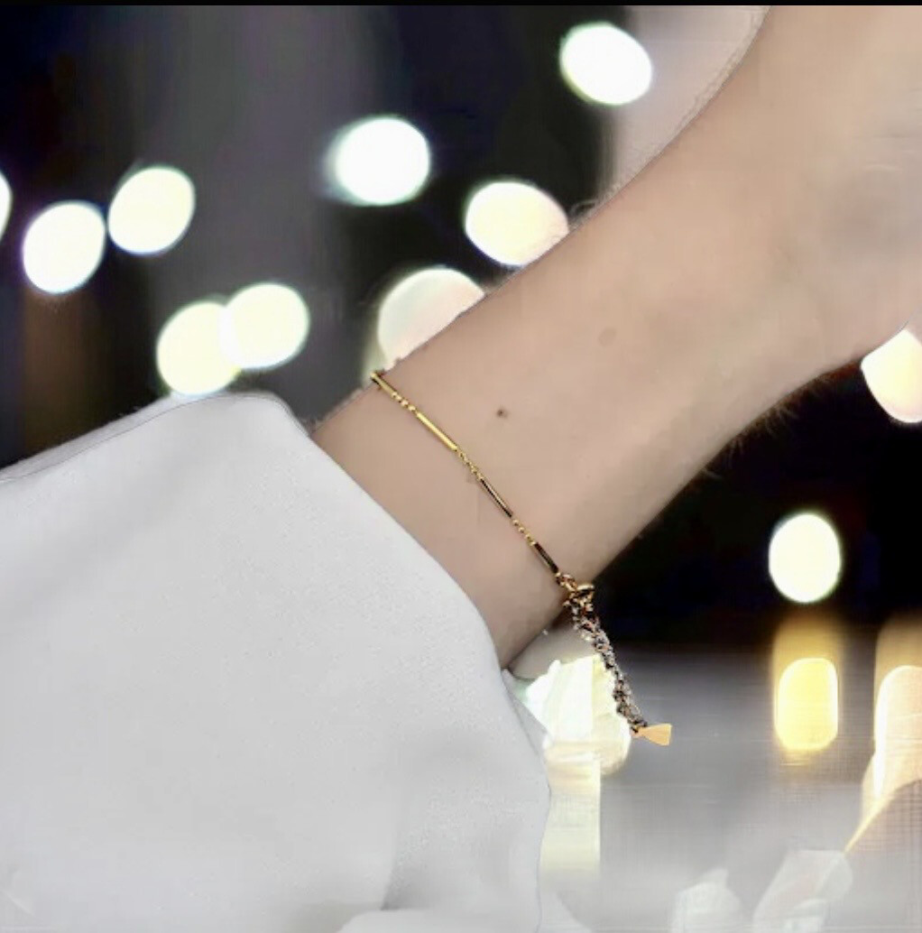 Fijne Armband met staafjes - Sterling zilver Armband - Armband Voor Dames