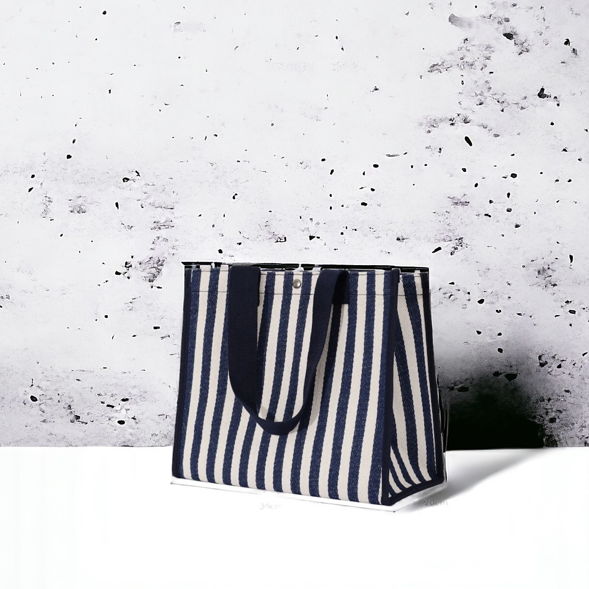 Shopping Tas - Tote Bag - Speciale aanbieding - Moderne canvas tas - city/shopping bag - casual draagtas -Tas met strepen.