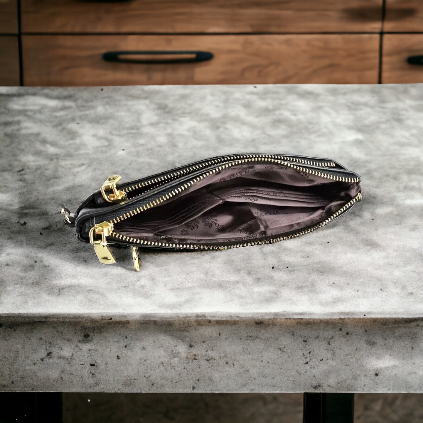 Lederen Handtas - Handtasje Met Lits - Luxueuze Moderne Clutch Bag - kleine lederen Draag tasje Met Lits Voor Vrouwen.