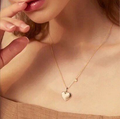 Hart Pendant Goud Stainless Steel Hanger - Hartjes Hanger Voor Ketting