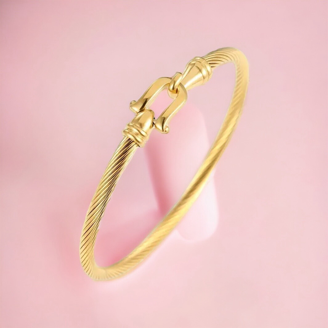 Stretch Bangle - Open Stretch Bangle Armband Voor Vrouwen. Stainless Steel Bangle Voor Meisjes.