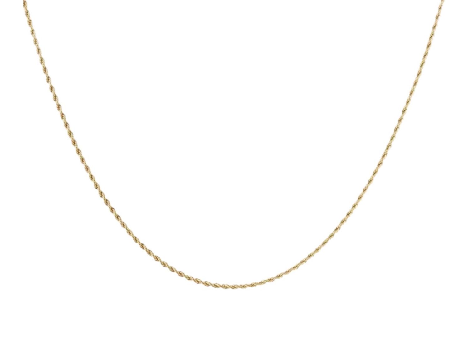 Gedraaide ketting zonder hanger - Stainless Steel Ketting - Feestelijke Ketting - Elegante Ketting