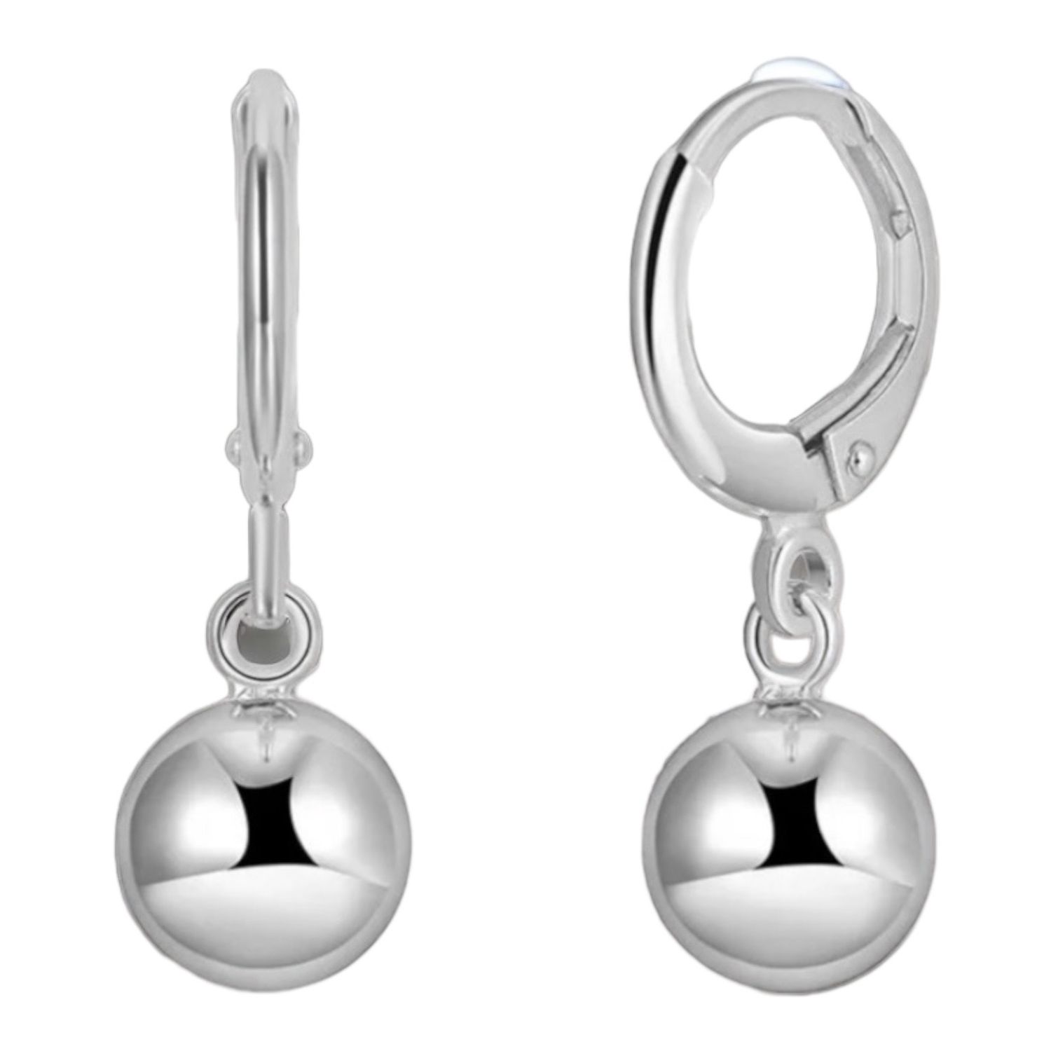 Bol hang Oorbellen - Oorbellen voor dames - cadeau tip - goud - zilver - platina goud - Sterling Zilver - cadeau voor haar