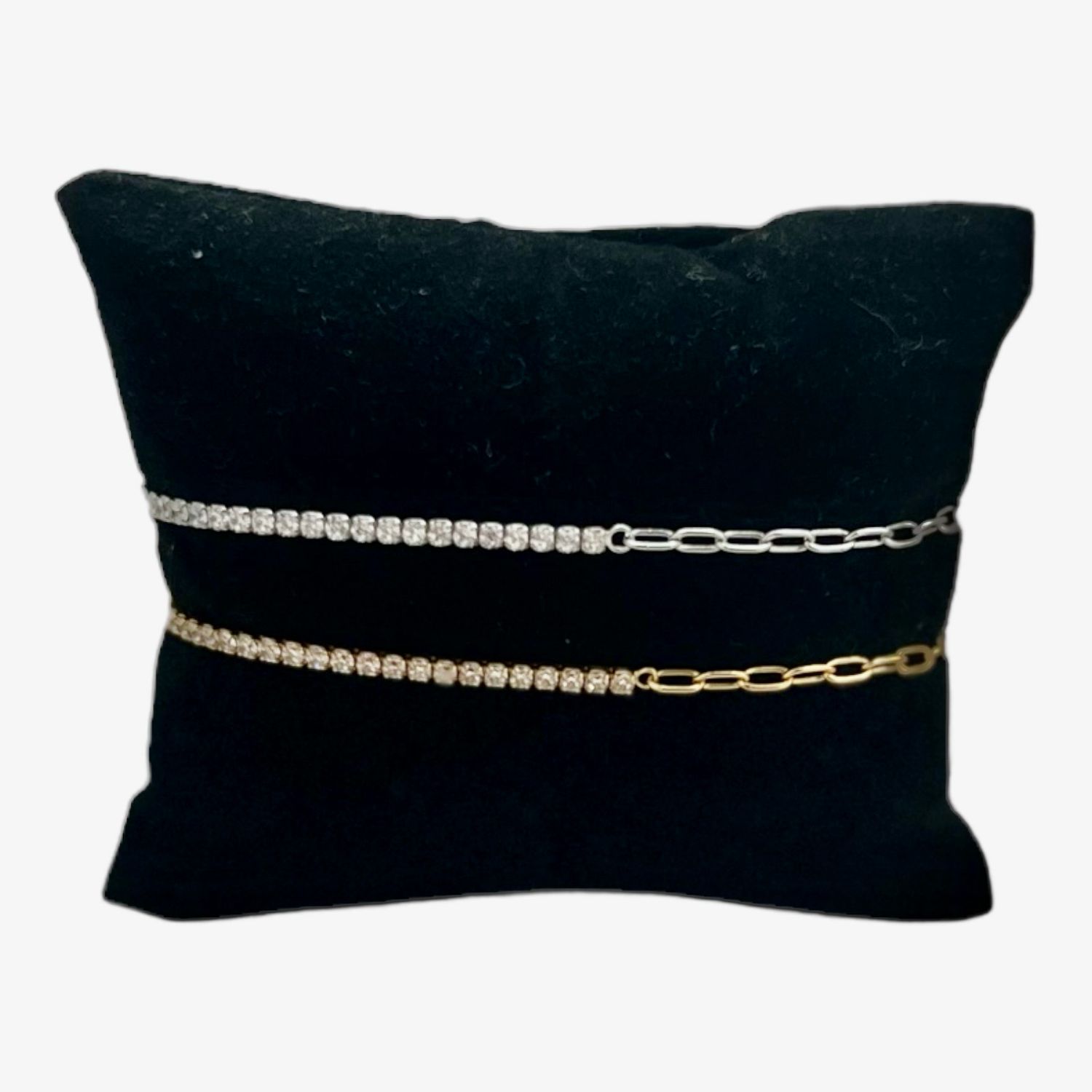 Ketting En Steentjes Armband - Herbal Infinity Jewellery - Sterling zilver Armband - Platina Wit goud Armband - Armband Voor Vrouwen - Zilveren Armband Platina Goud