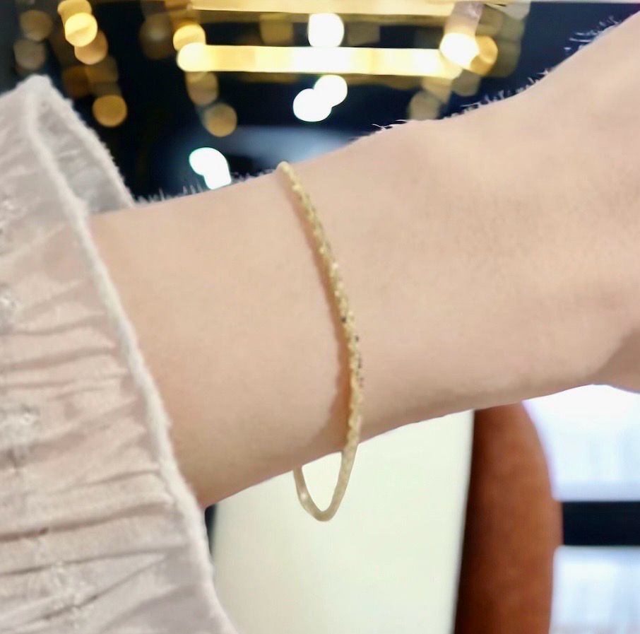 Gedraaide armband - Sterling Zilver Armband - Armband Voor Vrouwen