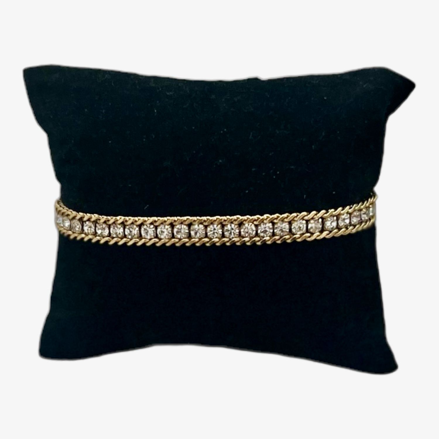 Brede Armband - Armband Met Steentjes - Moderne Armband -armband met sluiting - Stainless Steel armband - Armband voor haar - Cadeau tip