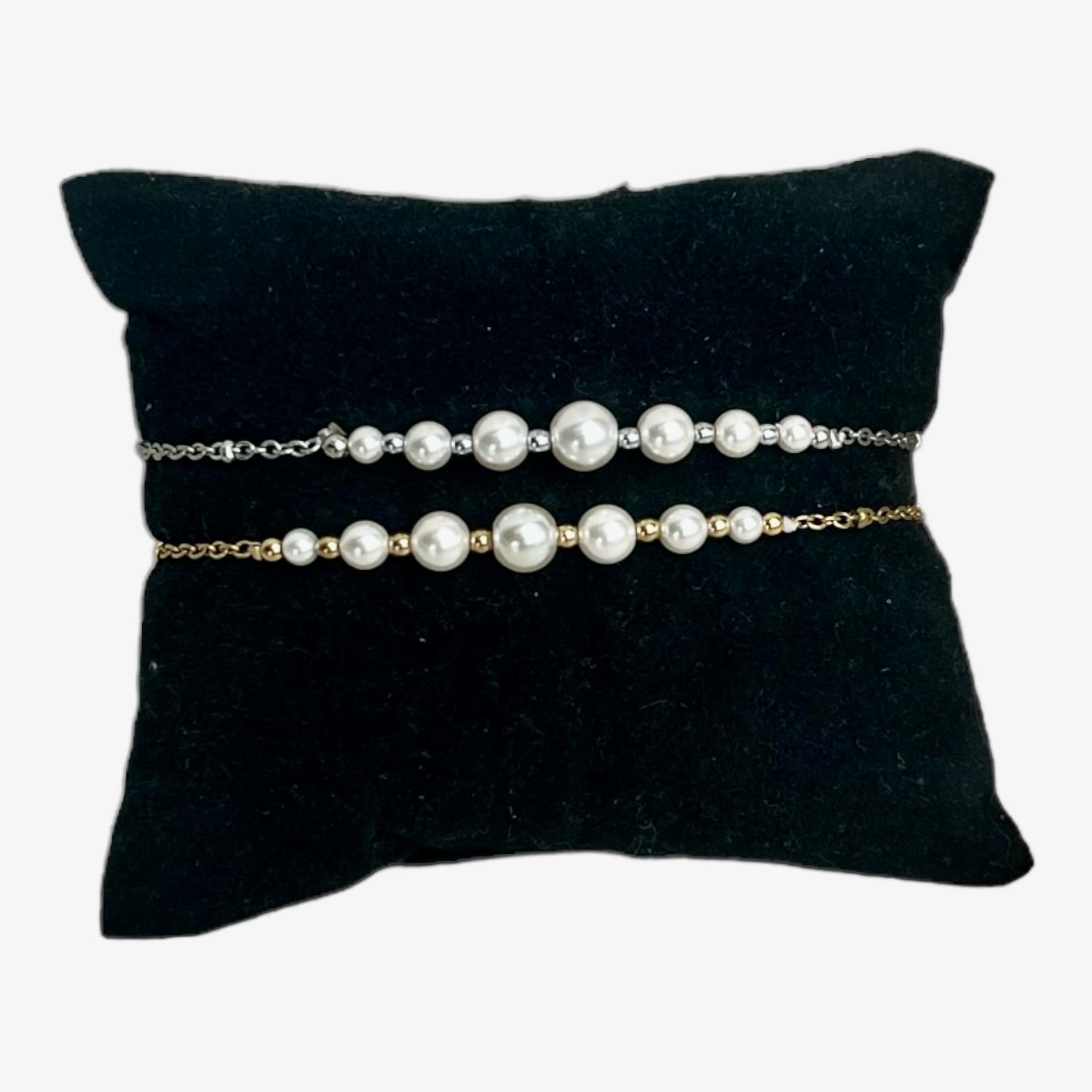 Armband met parels - Stainless steel armband - Herbal Infinity Jewellery - Minimalistische armband met parels - Stainless Steel (verkleurt niet!) - 100% Waterproof