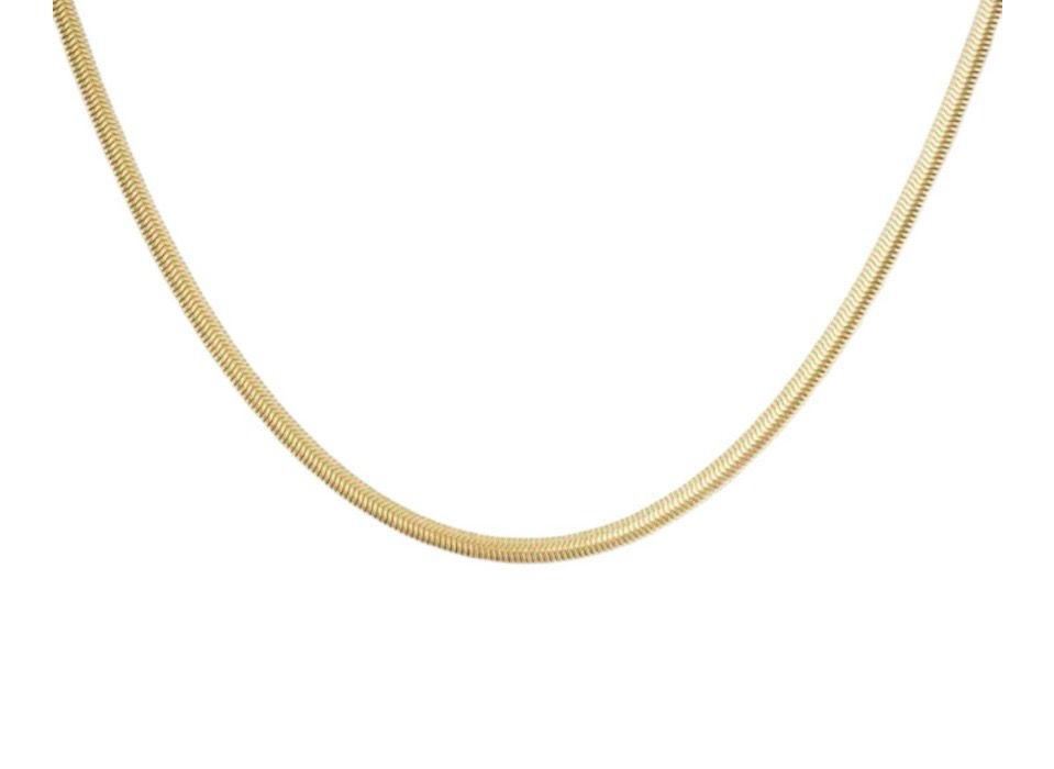 Platte ketting zonder hanger - Stainless Steel ketting - ketting voor vrouwen - Elegante ketting - Feestelijke ketting