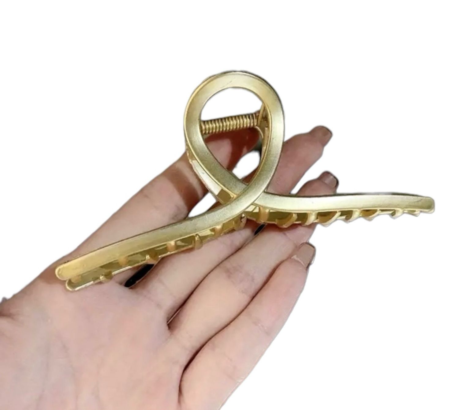 Metalen Haar Clip - Gekruiste haar klauw - clip van metaal - haarklauw clip anti slip- Accessoires Voor Vrouwen - Grote Clip