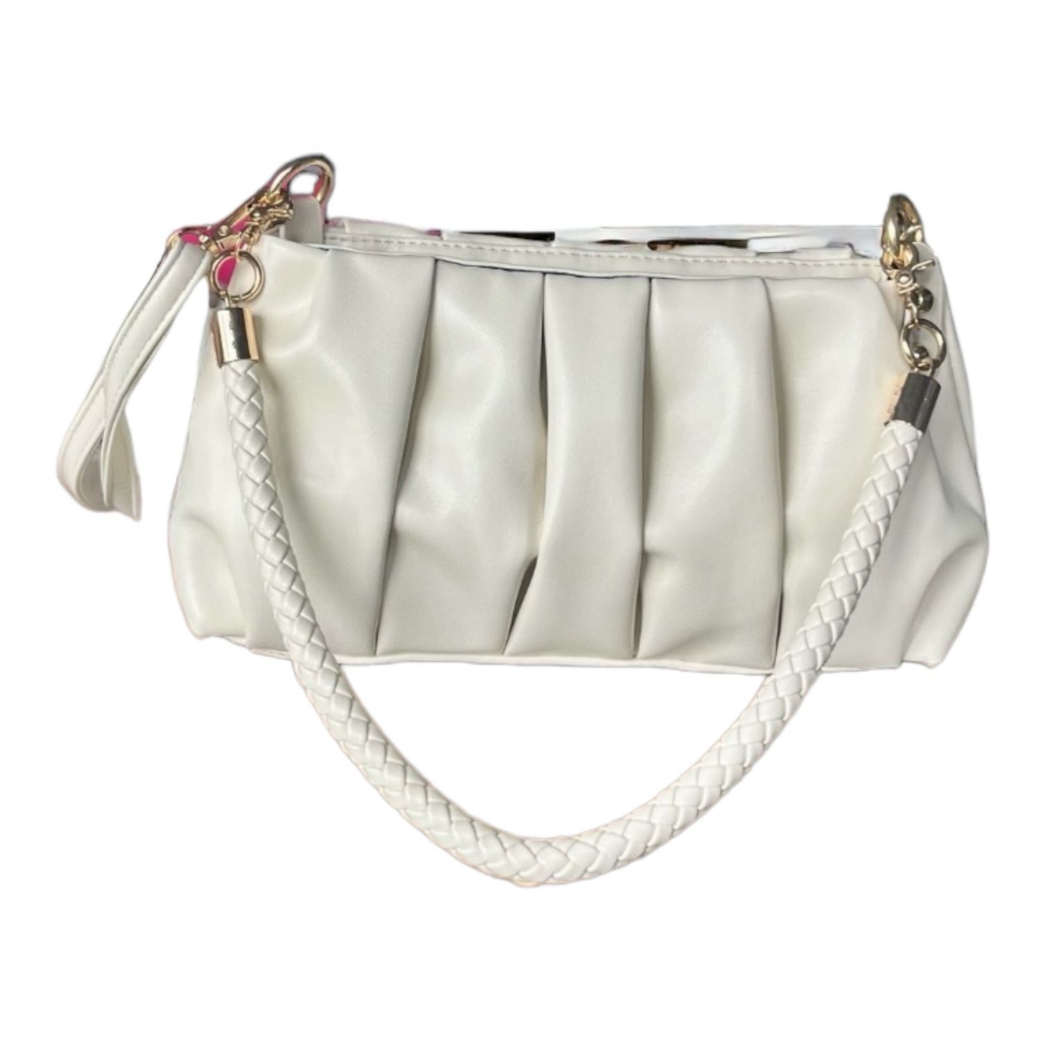 Schoudertas Met Rushes -Mooi Modern tasje Met Rushes - Handtas voor vrouwen